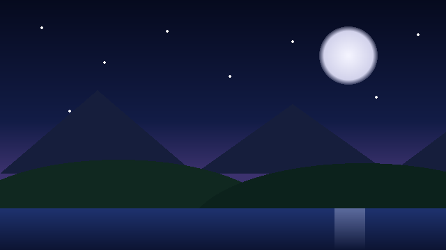 Night landscape